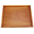 thumbnail image 3 of Bandeja rectangular de madera para servir té, aperitivos y comida, ideal para hoteles y hogares (30 x 24 cm), 3 of 10