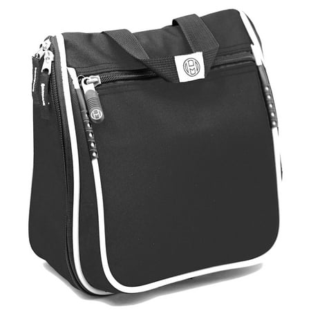 Hanging Toiletry Bag for Men & Women | Toiletry Bags for Travel, Gym, and More! - Black/Silver ...