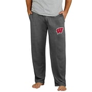 Men's Concepts Sport Charcoal Wisconsin Badgers Quest Knit Pants