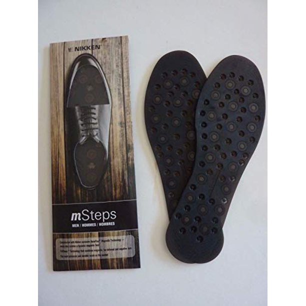 Nikken 1 mSteps Insoles with Acupressure Massage Nodes, 20214, Men Shoe