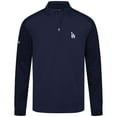 thumbnail image 2 of Men's Levelwear  Navy Los Angeles Dodgers Aztec Insignia 2.0 Quarter-Zip Pullover Top, 2 of 3