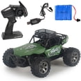 thumbnail image 1 of 1/18 2WD alta velocidad todo terreno 2,4 GHz eléctrico RC vehículo todoterreno (verde) Likrtyny Para estrenar, 1 of 9
