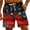 #10_Multicolor, variant on Usa Flag Star Shorts for Men,Summer Mens Lace-Up Elastic Waist Beach Shorts Quick Dry Active Shorts Vintage Causal Pants Independence Day Sweatpants Golf Joggers Pants with Pockets