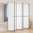 thumbnail image 1 of vidaXL 6-Panel Room Divider White 300x220 cm Fabric, 1 of 5