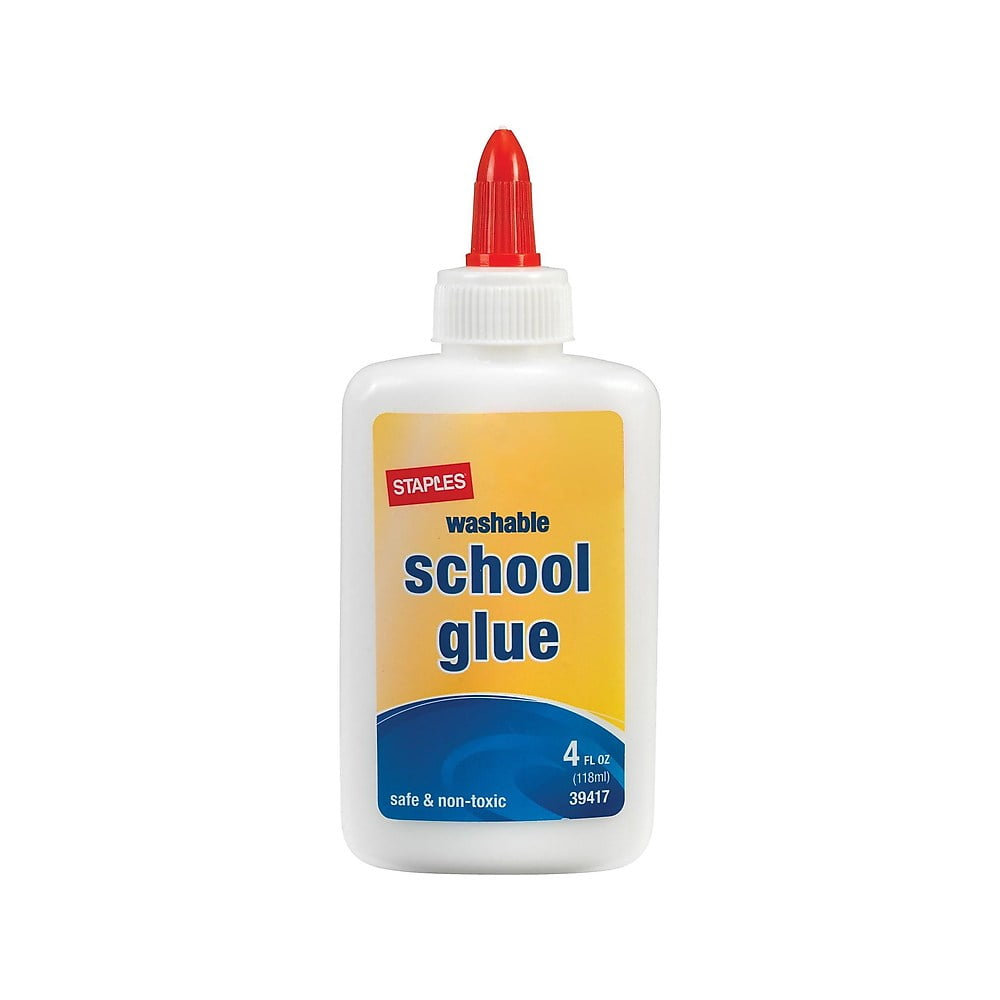 Staples School Glue 4 oz. Each (39417) 855975 - Walmart.com - Walmart.com