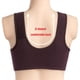 thumbnail image 5 of Sonducket sujetador algodón TureClos mujeres mediana edad sin aros cierre frontal talla grande bralette ropa interior morado oscuro 44/100, 5 of 6