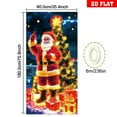 thumbnail image 3 of Decoraciones navideñas de NYlon, puerta fluorescente navideña, cubierta de puerta, fondo, adornos navideños, decoraciones navideñas para exteriores, decoraciones navideñas, decoración navideña, 3 of 6