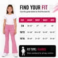 thumbnail image 7 of RBX Girls Stretch Flare Bell Bottom Leggings with Pockets for Yoga Dance and Play 2 Pack, 7 of 7
