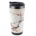 thumbnail image 1 of Nature Travel Mug, Style Art Birds, Steel Thermal Cup, 16 oz, by Ambesonne, 1 of 2