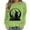 Green Sweatshirts, variant on Womens Halloween Sweatshirts Funny Witch Graphic Pullovers Fall Holiday Round Neck Long Sleeve Sweater Tops Halloween Party Supplies, Sizes S-2XL