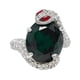 thumbnail image 4 of Anillo de serpiente para mujer, creativo, elegante, moderno, versátil, accesorio punk Plata, 4 of 8