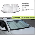 thumbnail image 2 of TINKI Car Front Windshield Sunshade for BM-W 1 Series 2017-2020, Front Window Sun Shade, Foldable Reflective Sun Visor, Screen Shield Cover UV Blocker Protector HeatShield, 2 of 15