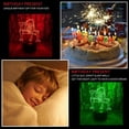 thumbnail image 3 of Cartoon One Piece Hero Monkey D. Luffy Anime Figure Paramount War 3D LED Optical Illusion Decoration Table Lamp 16 Colors Remote Control Acrylic Visual Night Light Xmas Birthday Gifts for boys girls, 3 of 8