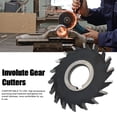 thumbnail image 4 of HSS Involute Gear Milling Cutter Set - 100mm Diameter, 6mm Tooth Width, 32mm Inner Bore, 18 Teeth - High Temp Quenched, Burr-Free Smooth Surface, Reduced Drilling Resistance, Safe Non-Scratch Edges,, 4 of 7