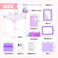 thumbnail image 2 of Kit Organizador de Casillero abcGoodefg Caddy Morado 28x26x31cm, 2 of 7