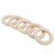 thumbnail image 1 of Anillos De Madera, Acabado Fino, Lavable, Reutilizable, De Madera, Para Dentición De Bebé, Para Niños, Dentición OTVIAP 55 mm / 2,2 pulgadas, 1 of 8