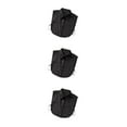 thumbnail image 2 of QualitChoice Simple Design Solid Color False Collar Formal Fashion Chiffon Fake Half Shirt Decorative Detachable Lapel Clothing Decor Black Point 3PCS, 2 of 6