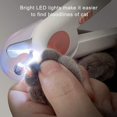 thumbnail image 3 of Cortaúñas NQ para perros y gatos con luz LED y hoja afilada estilo 2, 3 of 4