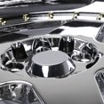 thumbnail image 7 of Ikon Motorsports (4) 18X10 +30 5X100 / 5X114.3 Step Lip 5 Spoke Wheels Rim Replacement for Most Cars, Full Platinum + Gold Rivets, 7 of 7