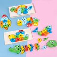 thumbnail image 2 of Wooden 3D Puzzle for Kids with Adorable Cute Design and Smooth Polished Edges, Fun Educational Assembly Toy to Exercise Hands-on Skills, Multiple Sizes Available, 2 of 8