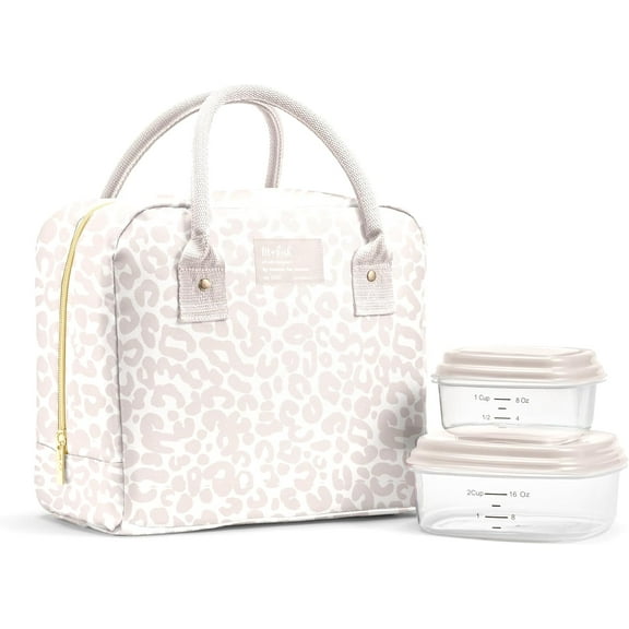 Fit & Fresh 7039CX3542 Bloomington Lunch Bag Kit - Feline Fine Ivory