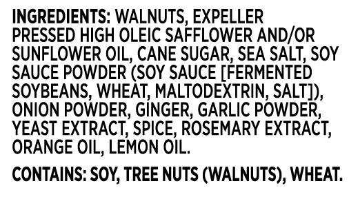 Diamond of California Teriyaki & Wasabi Snack Walnuts 4oz