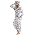 thumbnail image 2 of Women's Plush Animal Onesie Pajama, Giraffe, ML, 2 of 5
