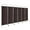 Brown, variant on Costway 6 Panels Folding Privacy Screen 6 Ft Tall Fabric Privacy Screen for Home White