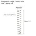 thumbnail image 3 of Unique Bargains 5mmx0.4mmx30mm 304 Stainless Steel Compression Spring 2N Load Capacity 30 pcs, 3 of 5