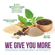 Organic Ashwagandha Extra Strength 1950 mg - Ashwagandha Supplements for Women & Men, Antioxidant Support, Natures Vegan Ashwagandha Powder Organic, Non-GMO & Gluten Free - 120 Capsules
