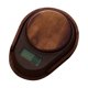 thumbnail image 1 of Báscula de bolsillo mini 500G/0,1G Báscula de joyería Decoración Báscula digital para té Báscula de alimentos para Marrón con Bandeja, 1 of 9