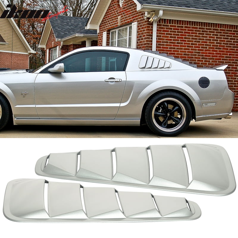 Compatible with 0509 Ford Mustang Quarter Side Window Louvers Board