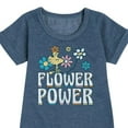 thumbnail image 3 of Peanuts - Flower Power - Toddler & Youth Girls Fleece Dress, 3 of 6
