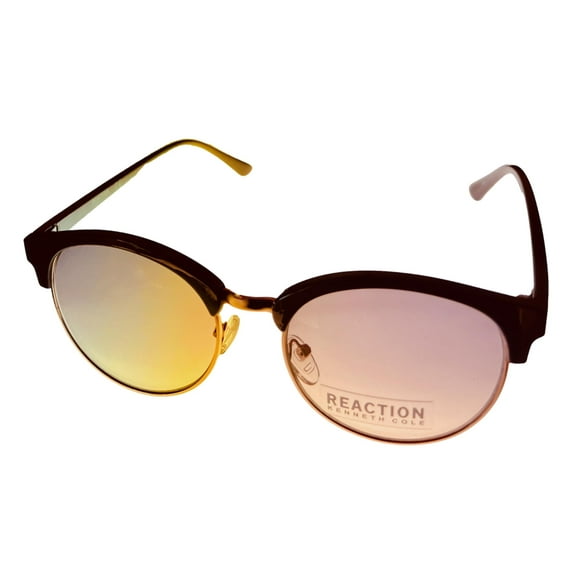 Kenneth Cole Reaction Mens Beige Round Plastic Metal Sunglass, KC1409. 57F