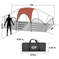 thumbnail image 4 of CAMPROS 8 Person Camping Tent Outdoor Weather Resistant Family Tent Divided Curtain for Separated Room, 4 of 7
