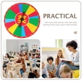 thumbnail image 3 of EeaseCA 1pc Prize Wheel Hanging Draw Wheel Teaching Activities Rotary Game Prop, 3 of 8