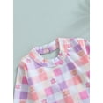 thumbnail image 5 of Bagilaanoe 1-5T Baby Girl One Piece Swimsuits Kids Rush Guard Swimshirts Quick Dry Long Sleeve Swim Shirt Toddler Swimwear Bathing Suit Ruffled Beachwear, 5 of 8