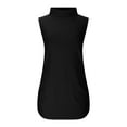 thumbnail image 6 of FAIWAD Tank Top for Women Sleeveless Plus Size Mock Neck Stretch Fitted Layer Tees Summer Slim Ruched Basic Undershirts, S-5XL, 6 of 9