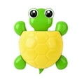 thumbnail image 2 of Adorable Animal Toothbrush Holder with Strong Suction Cups - Turtle-Themed Bathroom Wall Mounted Storage Rack for Toothbrush and Toothpaste Organization - A, 2 of 5