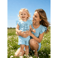 thumbnail image 2 of Younger Tree Toddler Girl Shorts Set Baby Summer Fly Sleeve T-shirts Shorts 2 Piece Clothes Outfits for 12-18 Months, 2 of 9