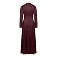 thumbnail image 5 of Formal Dresses for Women Holiday Party Womens Satin Dress Soft and Elegant Solid Long Dress Loose Casual Elegant Soft Dress for Banquet & Gala Night, 5 of 5
