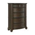 thumbnail image 4 of Rosalinda King Panel 5PC Bedroom Set in Mahogany, 4 of 10
