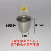 KALLORY Elegant Design Silver Cup Stainless Steel Drinking For Event Organizers For Weddings 5Pcs