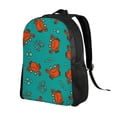 thumbnail image 2 of Fotbe Colorful Crab Mochila de Viaje para Laptop, Mochila Ejecutiva Delgada y Resistente 15.6", 2 of 8