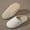 Beige, variant on Zunfee Women's Non-slip Lightweight House Slippers, Stretchy Nylon Spandex Open-back Rounded Toe, Gray, Size 35 (US 5) - Indoor Use for Daily & WFH