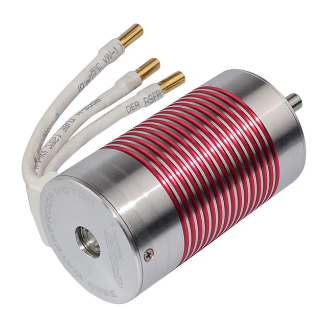3665 2600kv Impermeable sin Escobillas Motor para 1/10 1/8 Automovíl perfke 2600KV a prueba de agua sin escobillas