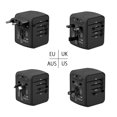 thumbnail image 2 of GSA Worldwide All in One AC Outlet Power Plug Universal Travel Adapter Black, 2 of 8