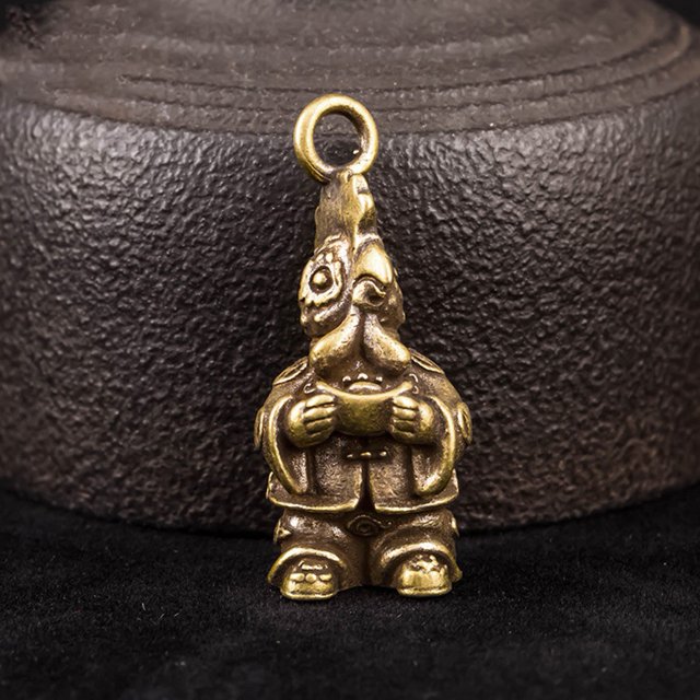 Captivating Brass Animal Small Statue Vintage Copper Sculpture Ornament