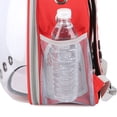 thumbnail image 5 of Mochila para gatos con burbujas, expandible, plegable, transpirable, para perros pequeños y medianos, gatos, cápsula espacial, ventana de burbujas, transportador para mascotas (rojo), 5 of 5
