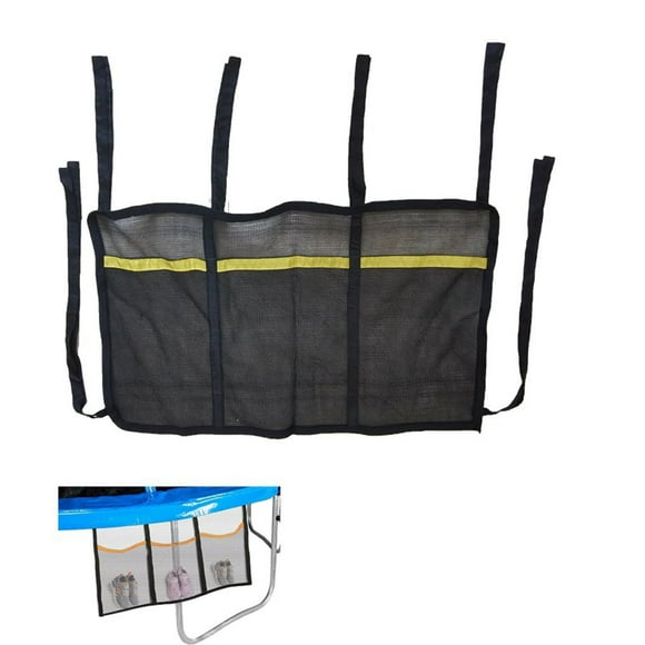 Trampoline Hanging Organizer Versatile Storage Solution for Shoes and Personal Items Durable PP Material with Secure Rope Design
